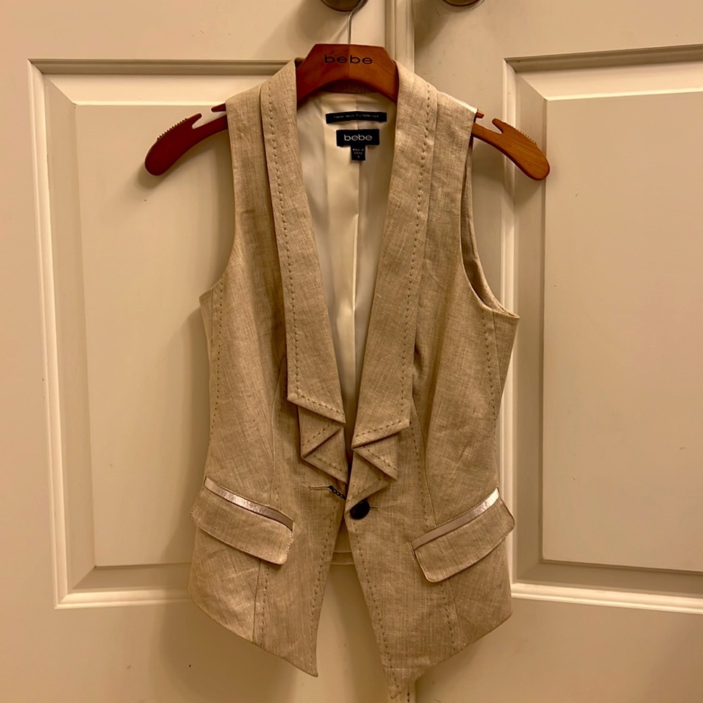 Bebe linen vest